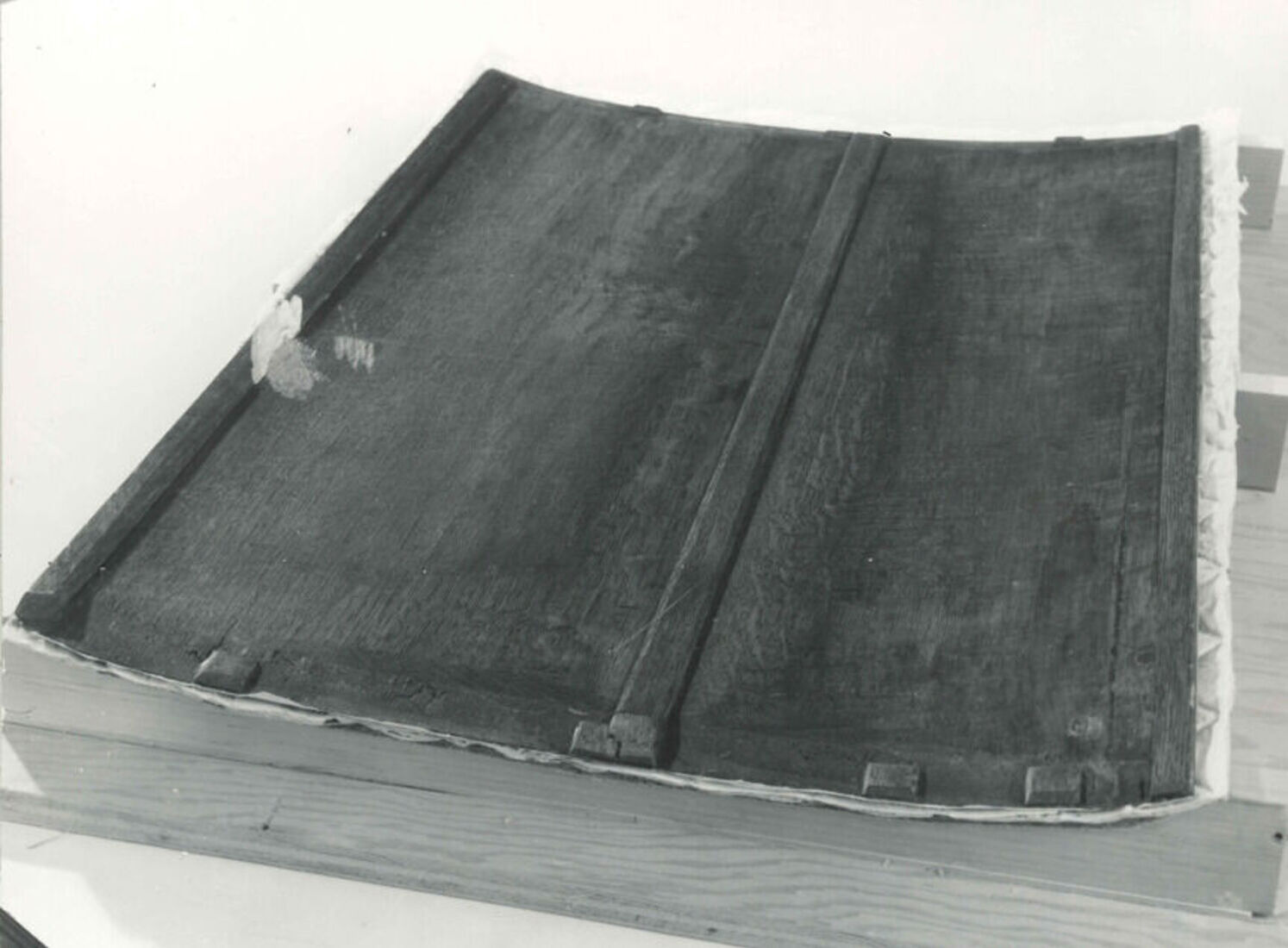Back of panel before 1967 treatment.